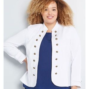 ModCloth White Blazer